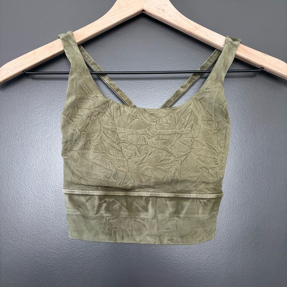 Lululemon Energy Bra Long Line Ice Dye Medium Support Size 2 - Picture 4 of 6